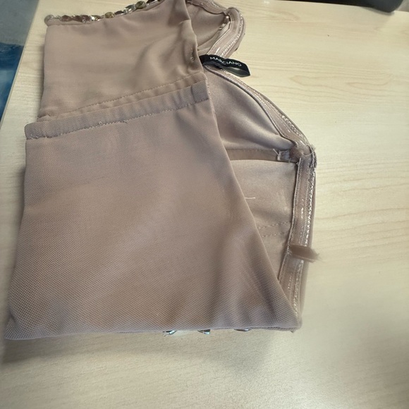 Marciano XS jewelled corset/bra top very very good condition Shimmering Gold - Picture 8 of 13